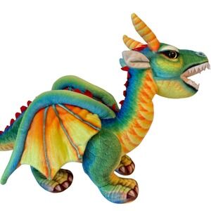 DREVNAR Dragon Tiger Tale Toys Rainbow Plush Toy Stuffed Animal Fantasy 24"